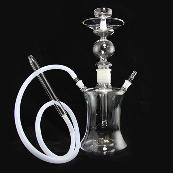 Clear Art Glass Hookah 54 cm Shisha Glass