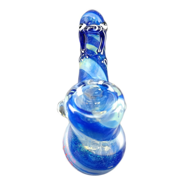 Glass Smoking Dokha Pipe With Frog Shisha Glass