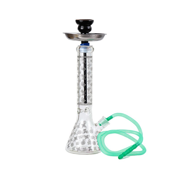 36 inch glass water bong Glowing In Dark Star Beaker Base Glass Waterpipe 36cm