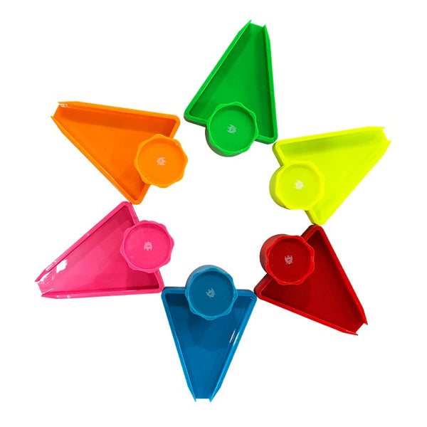 NBT Plastic Funnel Grinder with Tray Shisha Glass