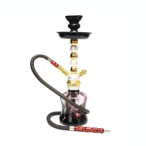 Shisha Glass Sea Pearls Hookah 1xHose 40cm Shisha Glass