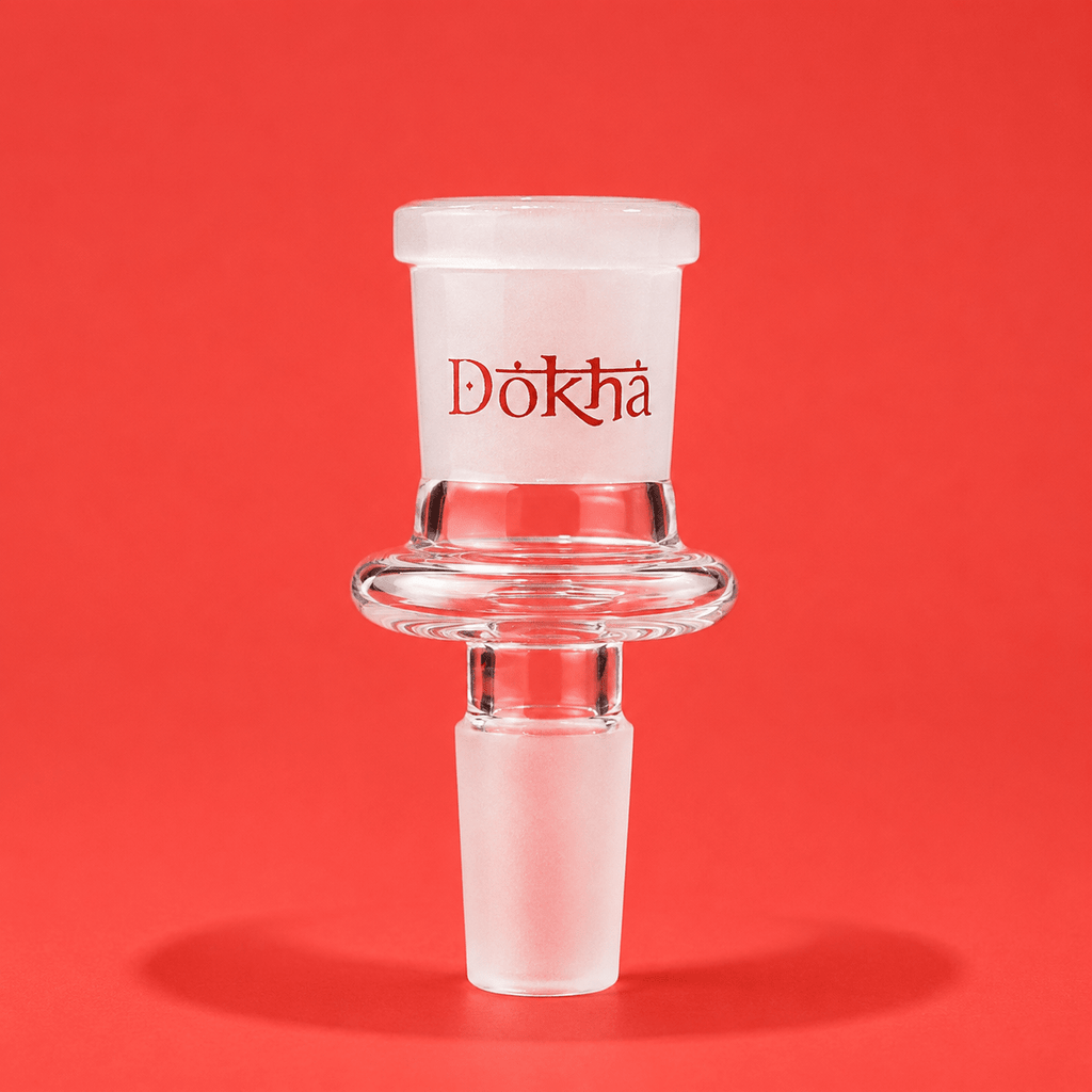 14mm Male to 18mm Female Disc style Glass Adapter | Shisha Glass