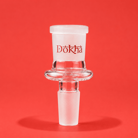 14mm Male to 18mm Female Disc style Glass Adapter | Shisha Glass