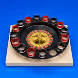 16-Cup Drinking Roulette Wheel Game Set | Shisha Glass