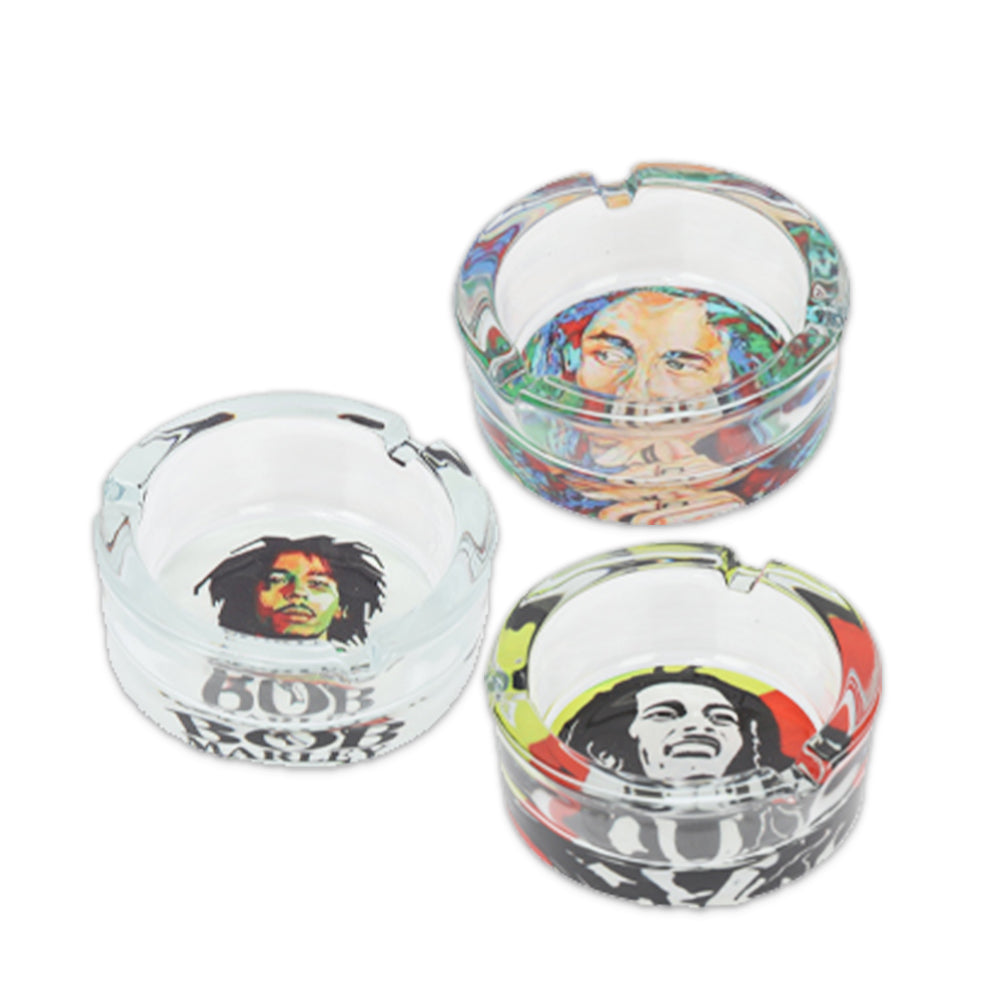 Round Glass Ash Tray