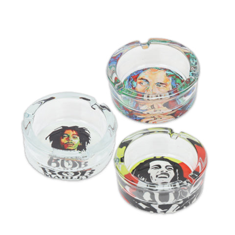 Round Glass Ash Tray