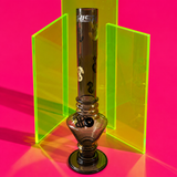 Shisha Glass Plastic Leaf L1 Hookah Vase 20cm