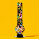Shisha Glass Plastic Mixed Color M4 Hookah Vase 30cm