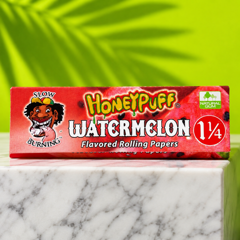 Honey Puff Extra Flavored Rolling Paper 1 1/4 - Watermelon