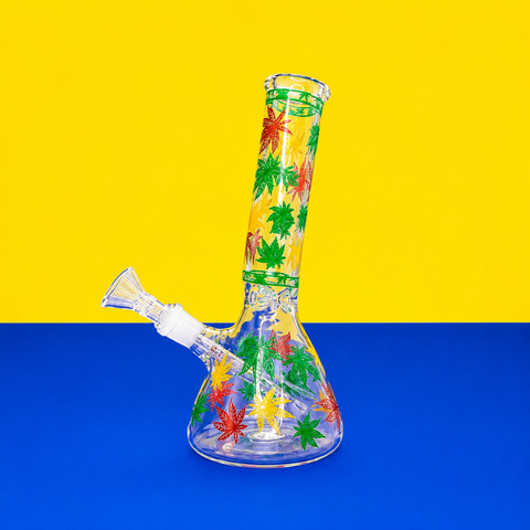 Shishaglass Leaf Shape Waterpipe 20cm