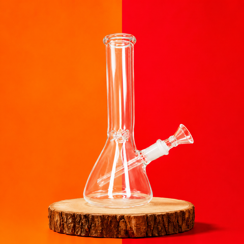 Shishaglass Curved Beaker Style Waterpipe 20cm