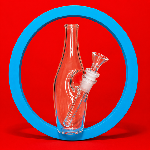 Shishaglass MA09 Mini Waterpipe Shisha Pipe Vase 20cm