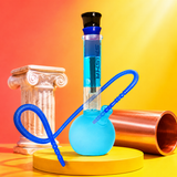 Tree Percolator Round Base Glass Waterpipe With Ice Catcher 26cm
