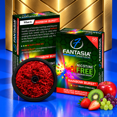 Fantasia NIC-FREE Rainbow Burst Hookah Shisha Flavor 50g
