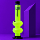 Acrylic Double Round Base Waterpipe 30cm | Shisha Glass