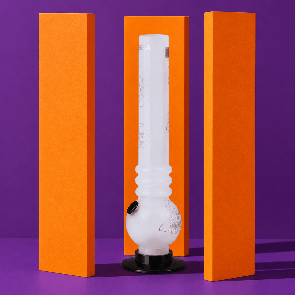 Acrylic Shisha Glass Plastic Leaf L5 Hookah Vase 30cm | Shisha Glass