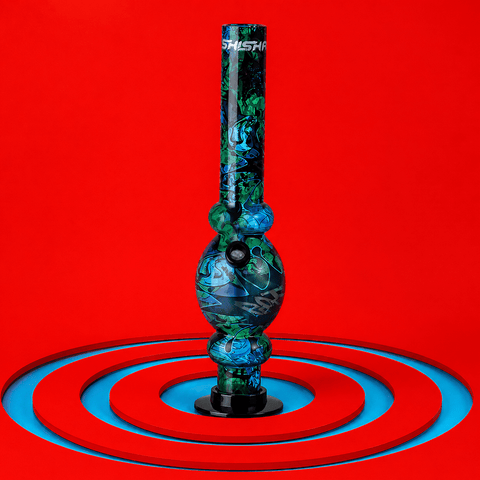 Acrylic Shisha Glass Plastic Mixed Color M3 Hookah Vase 26cm | Shisha Glass