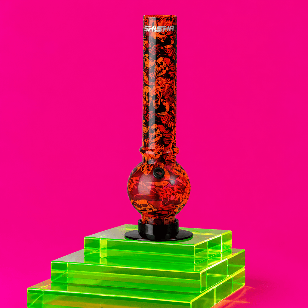 Acrylic Shisha Glass Plastic Mixed Color M5 Hookah Vase 32cm | Shisha Glass