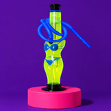 Acrylic Straight Base Bikini Waterpipe 32cm | Shisha Glass