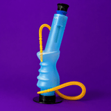 Acrylic Wide Round Base Bent Neck Waterpipe 32cm | Shisha Glass