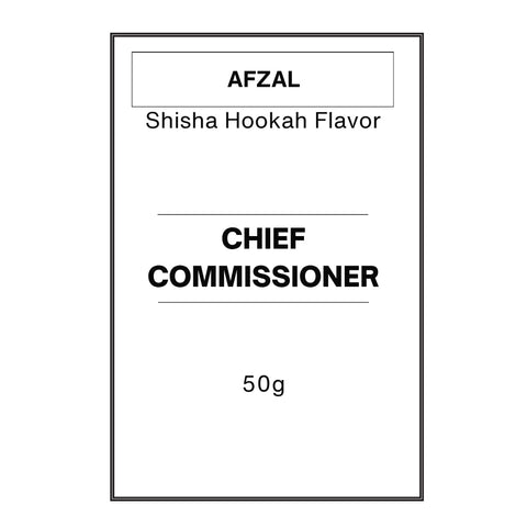 Afzal Chief Commissioner 50g | Shisha Glass
