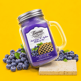 Aunt Suzie's Ol' Fashion Blueberry Pie 12 oz (350ml) Beamer Candle | Shisha Glass