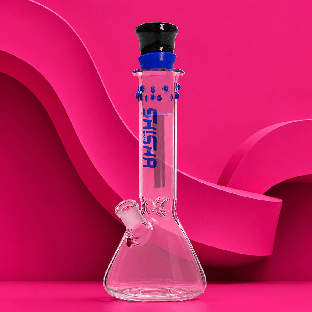 Beaker Base Glass Waterpipe With Ice Catcher 20cm | Shisha Glass