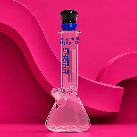 Beaker Base Glass Waterpipe With Ice Catcher 20cm | Shisha Glass