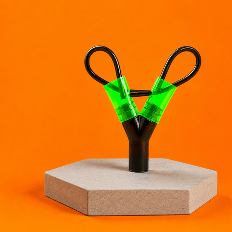 Beer Bong for 2 bottles | Shisha Glass