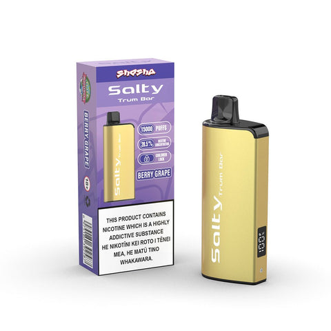 Berry Grape - Salty TRUM Bar Pre - filled Kit | Shisha Glass