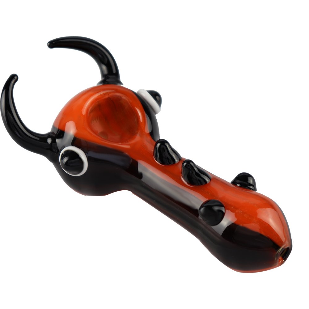 Brown Beetle Spoon Smoking Pipe 12cm | Shisha Glass