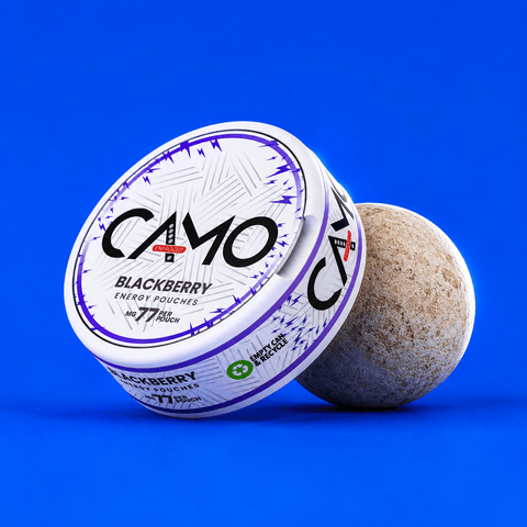 CAMO Blackberry Caffeine Pouch | Shisha Glass