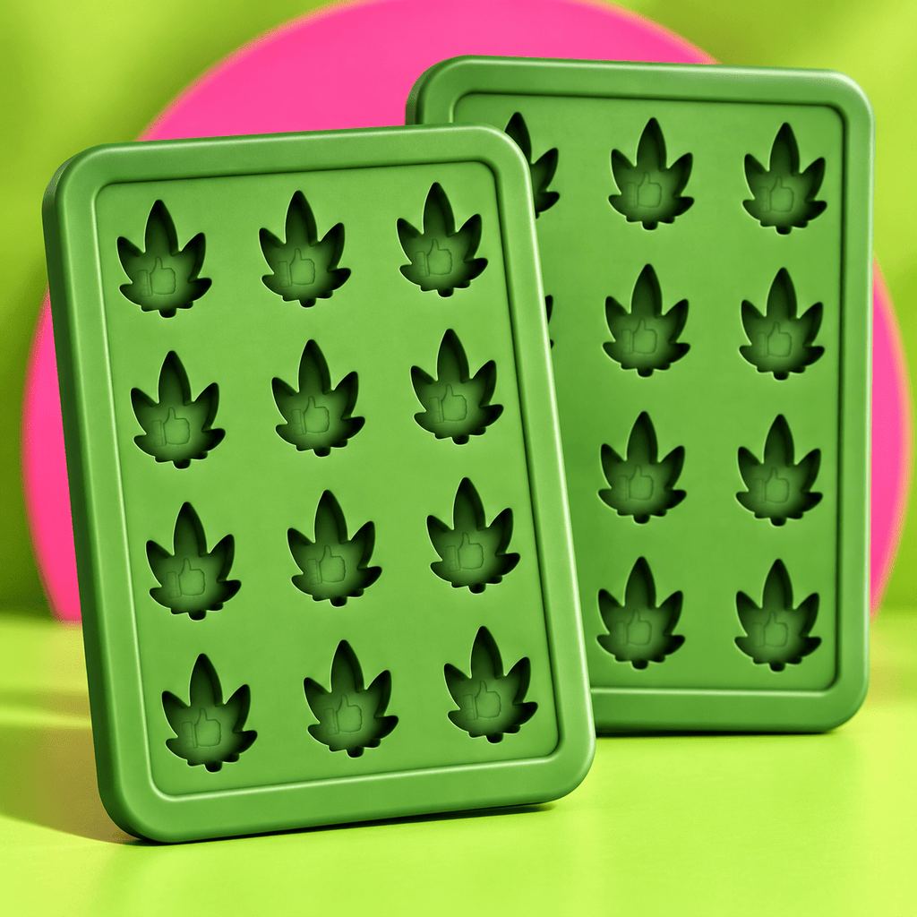CannaButter Leaf-Shaped Gummy Trays- 2pk | Shisha Glass
