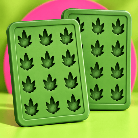 CannaButter Leaf-Shaped Gummy Trays- 2pk | Shisha Glass
