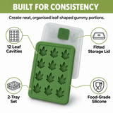 CannaButter Leaf-Shaped Gummy Trays- 2pk | Shisha Glass