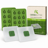 CannaButter Leaf-Shaped Gummy Trays- 2pk | Shisha Glass