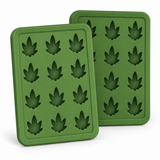 CannaButter Leaf-Shaped Gummy Trays- 2pk | Shisha Glass
