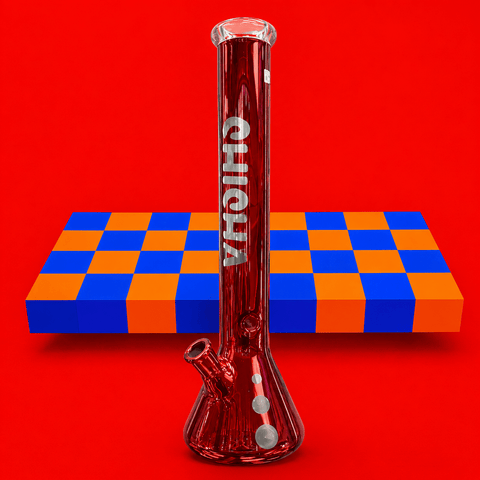 Classic Colourful Glass Waterpipe 45cm | Shisha Glass