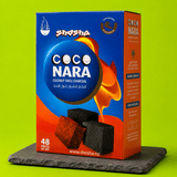 Coco Nara Coconut Shell Charcoal (48 Pieces) | Shisha Glass