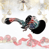 Coloured Striped Sherlock Smoking Pipe 12.5cm | Shisha Glass