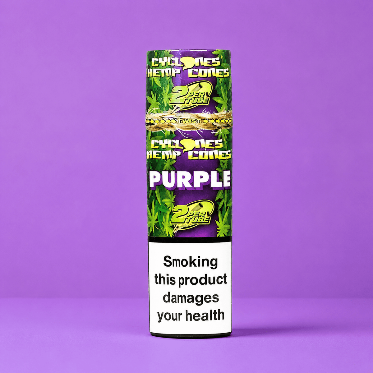 Cyclone Hemp Purple 2pk | Shisha Glass