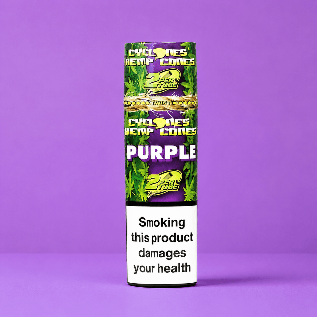 Cyclone Hemp Purple 2pk | Shisha Glass