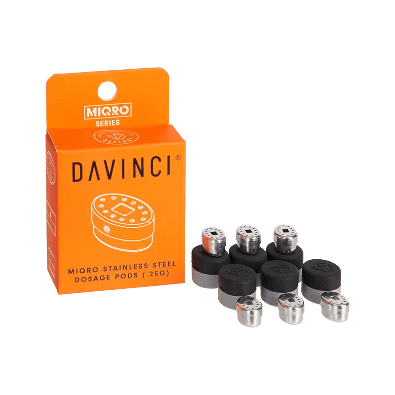 Davinci MIQRO Stainless Steel Dosing Pods | Shisha Glass