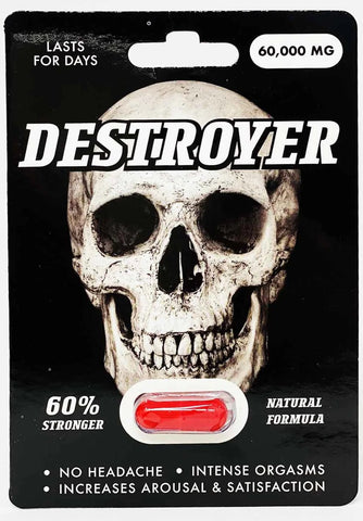 Destroyer 60000 Sex Pill For Male | Shisha Glass