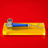 Dokha Colored Metal Smoking Pipe 7.3cm | Shisha Glass