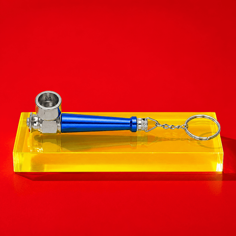 Dokha Colored Metal Smoking Pipe 7.3cm | Shisha Glass