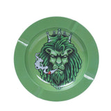 Dokha Colored Round Ash Tray | Shisha Glass