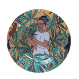 Dokha Colored Round Ash Tray | Shisha Glass
