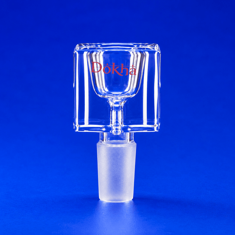 Dokha CUBIC Bowl Drop Cone Glass Pipe 14mm | Shisha Glass