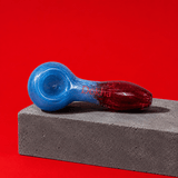 Dokha Double Colored Glass Smoking Pipe 10cm | Shisha Glass